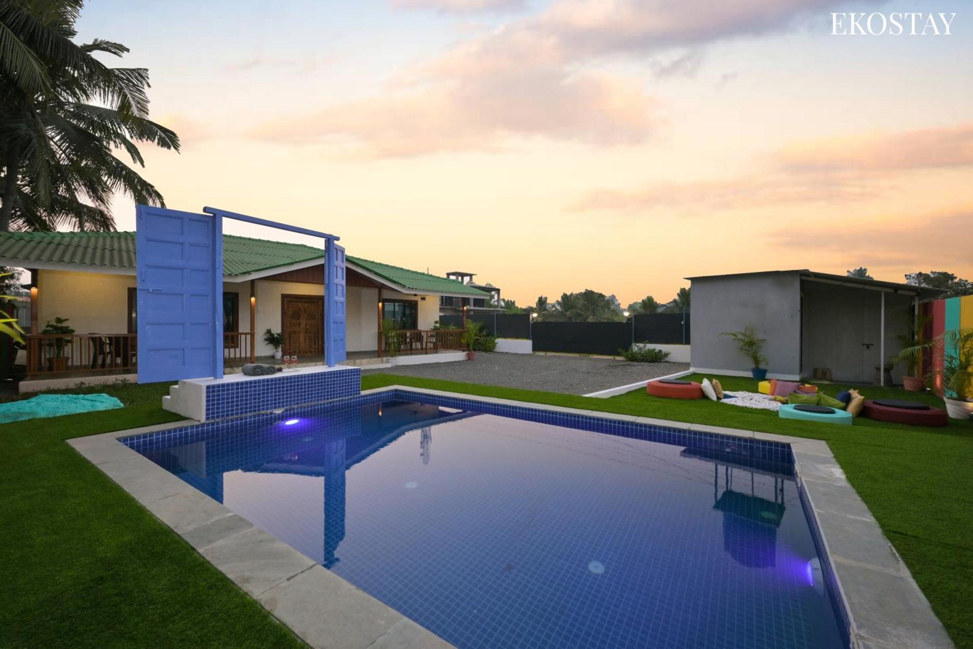 Ekostay - Blue Door Villa Alibaug Exterior foto