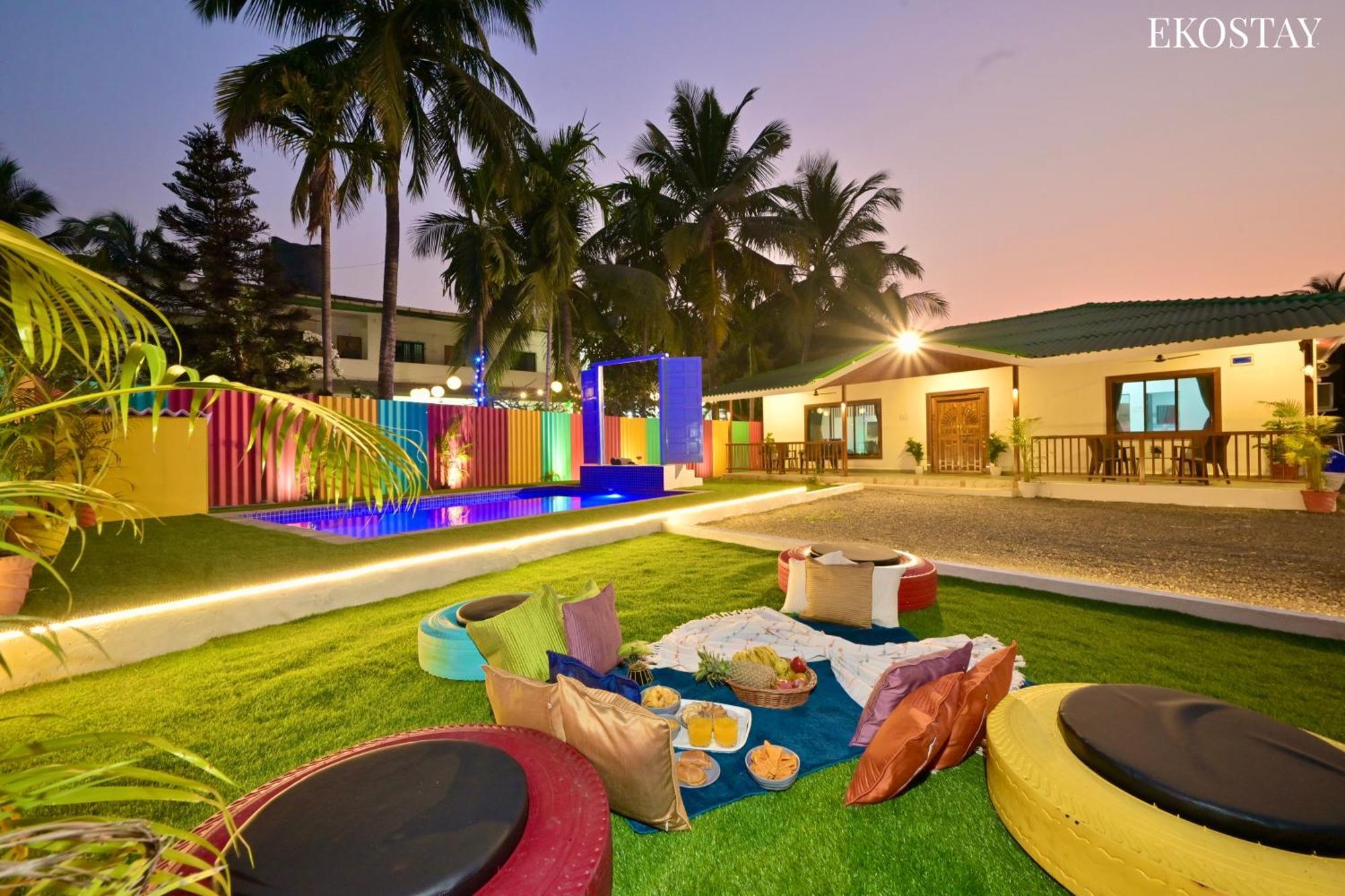 Ekostay - Blue Door Villa Alibaug Exterior foto