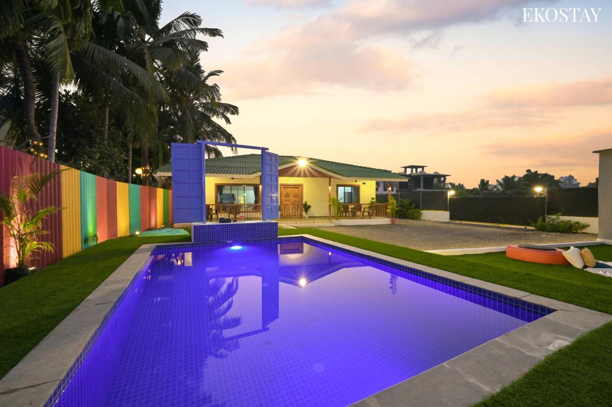 Ekostay - Blue Door Villa Alibaug Exterior foto